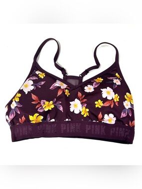 PINK Victorias Secret Medium Ultimate Lightly Lined Bralette Bra Purple #4224